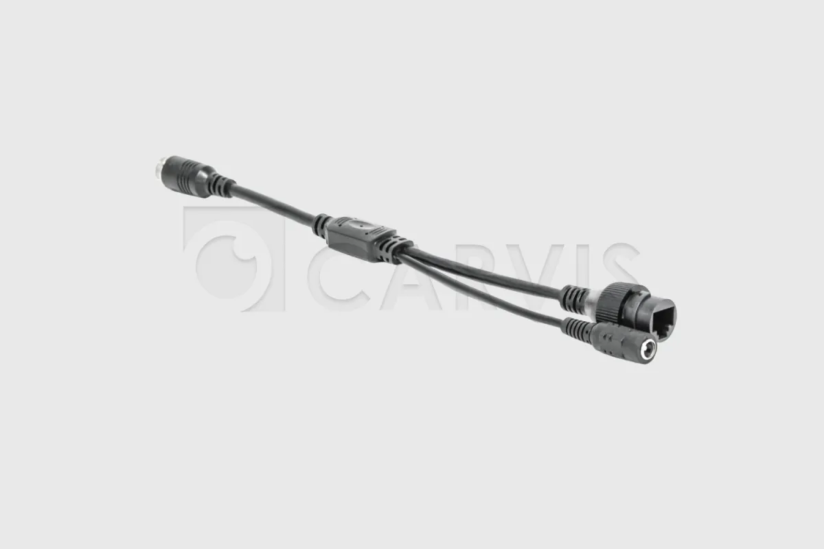 Кабель 6-pin (папа) — RJ45 (мама) + 1 power, 0,2 метра
