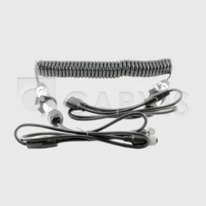 Кабель 2×4-pin (мама) — 2×4-pin (папа) спиральный, 6 метров